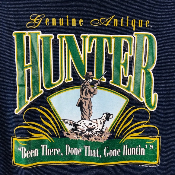 Vintage 90s Single Stitch T Shirt Hunting Dogs Antique Mens XL Casual Basic - Picture 1 of 8